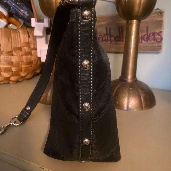 Signature Coach Lurex with studded leather strap and trim. - Picture 5 of 9